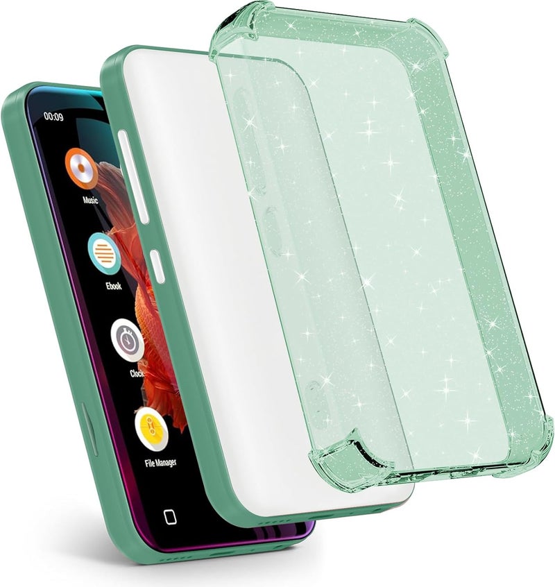 Aippdo Case for innioasis G1 G3 Mp3 Player,TPU Clear Cover for Mp3 Player Anti-Scratch Shock Absorption 4.0 inch Case Crystal Clear. - Image 1